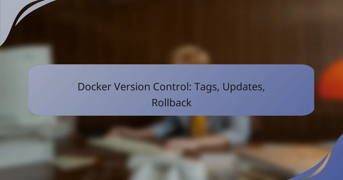 Docker Version Control: Tags, Updates, Rollback